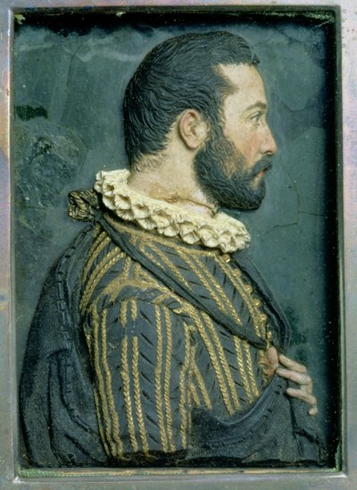 Portrait Relief of Francis I, King of France by Benvenuto Cellini